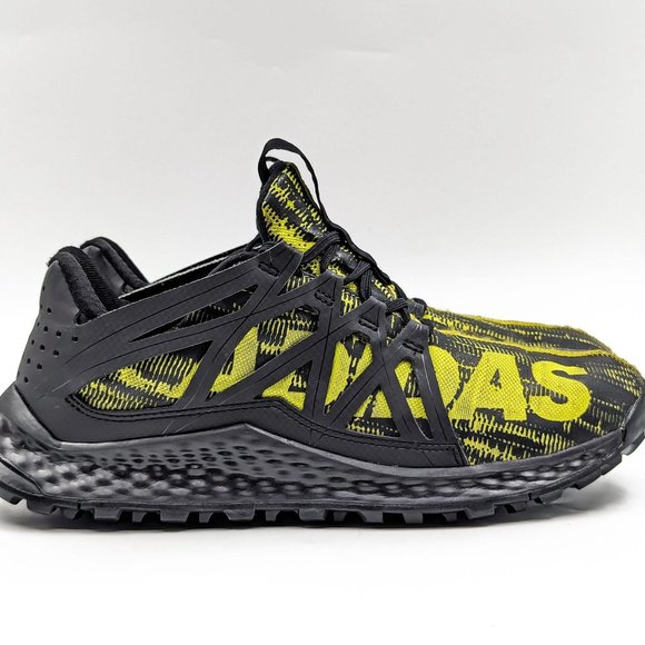 Adidas Men Vigor Black Yellow ACG Trail Hike Bounce Running Sneakers shoes sz 7 - Picture 10 of 11